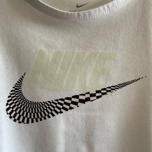 Nike NEW Youth Size Large White/Black Festival Futura Tank Top